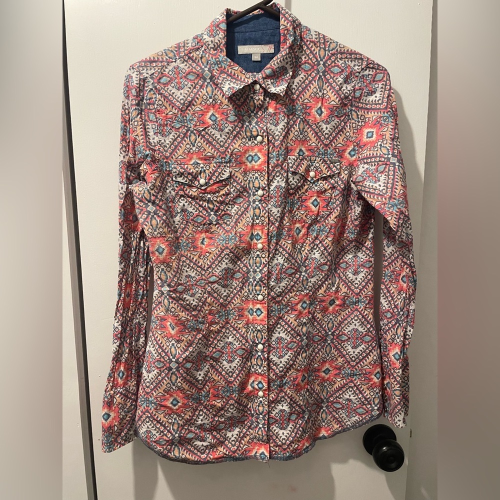 Tin Haul Multicolor Geometric Shirt